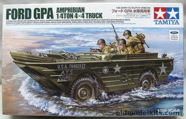 Tamiya 1/35 Ford GPA Jeep Amphibian Truck, MM336 plastic model kit